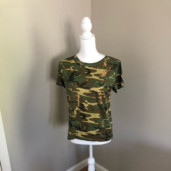 J. Crew Tops - J. Crew Camo Tshirt